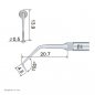 Preview: ED10 Endo Spitze technische Abmessung