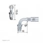 Preview: ES2 Endo Feilenhalter technische Abmessung