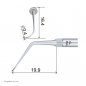 Preview: PD2R Perio Spitze technische Abmessung