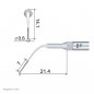 Preview: PD3D Perio Spitze technische Abmessung