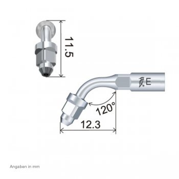 ES1 Endo Feilenhalter technische Abmessung