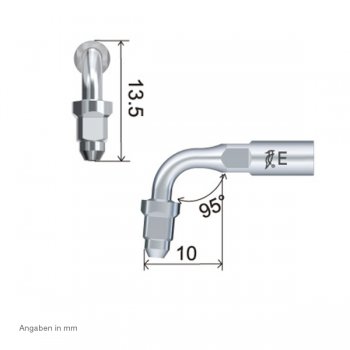 ES2 Endo Feilenhalter technische Abmessung