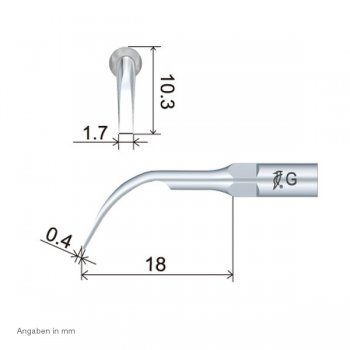 GD2 Scaling Spitze technische Abmessung