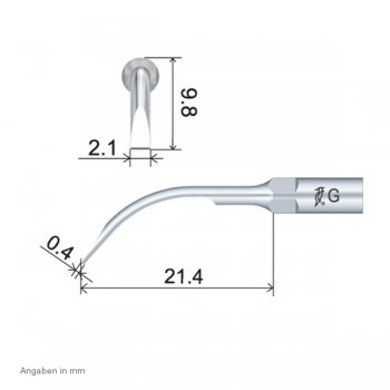 GS6 Scaling Spitze technische Abmessung