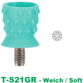 Prophy Cups Turbine Blades -Screw-in - kurzer Cup - Weich / Soft
