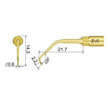 UE3 Spitze technische Abmessung