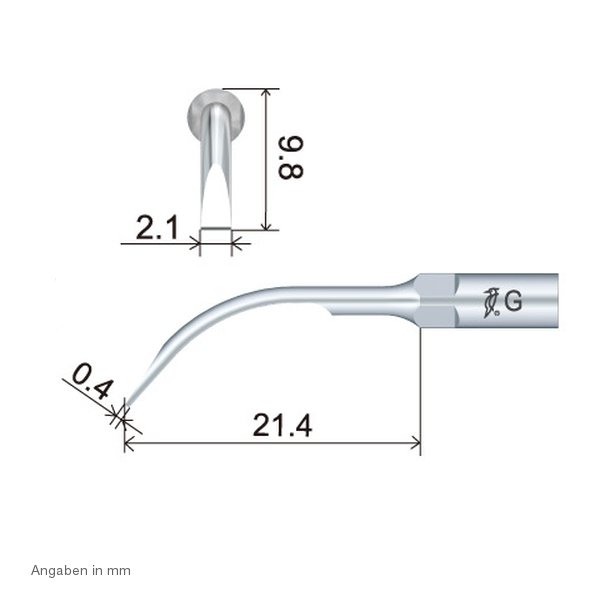 GD6 Scaling SPitze technische Abmessung
