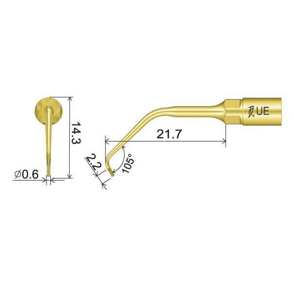 UE3 Spitze technische Abmessung