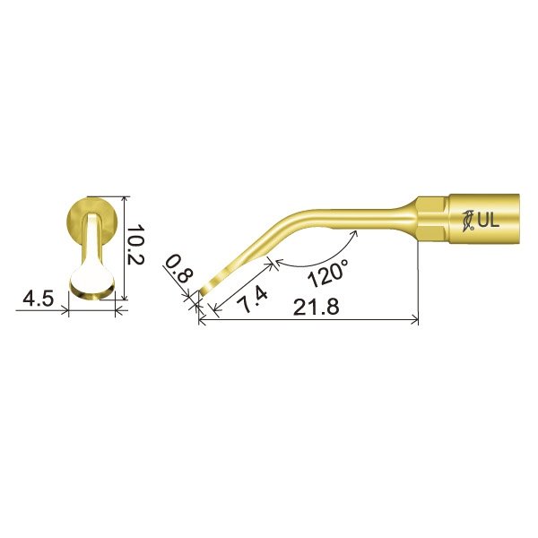 UL1 Spitze technische Abmessung