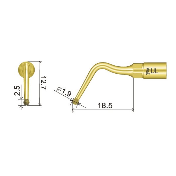 UL3 Spitze technische Abmessung
